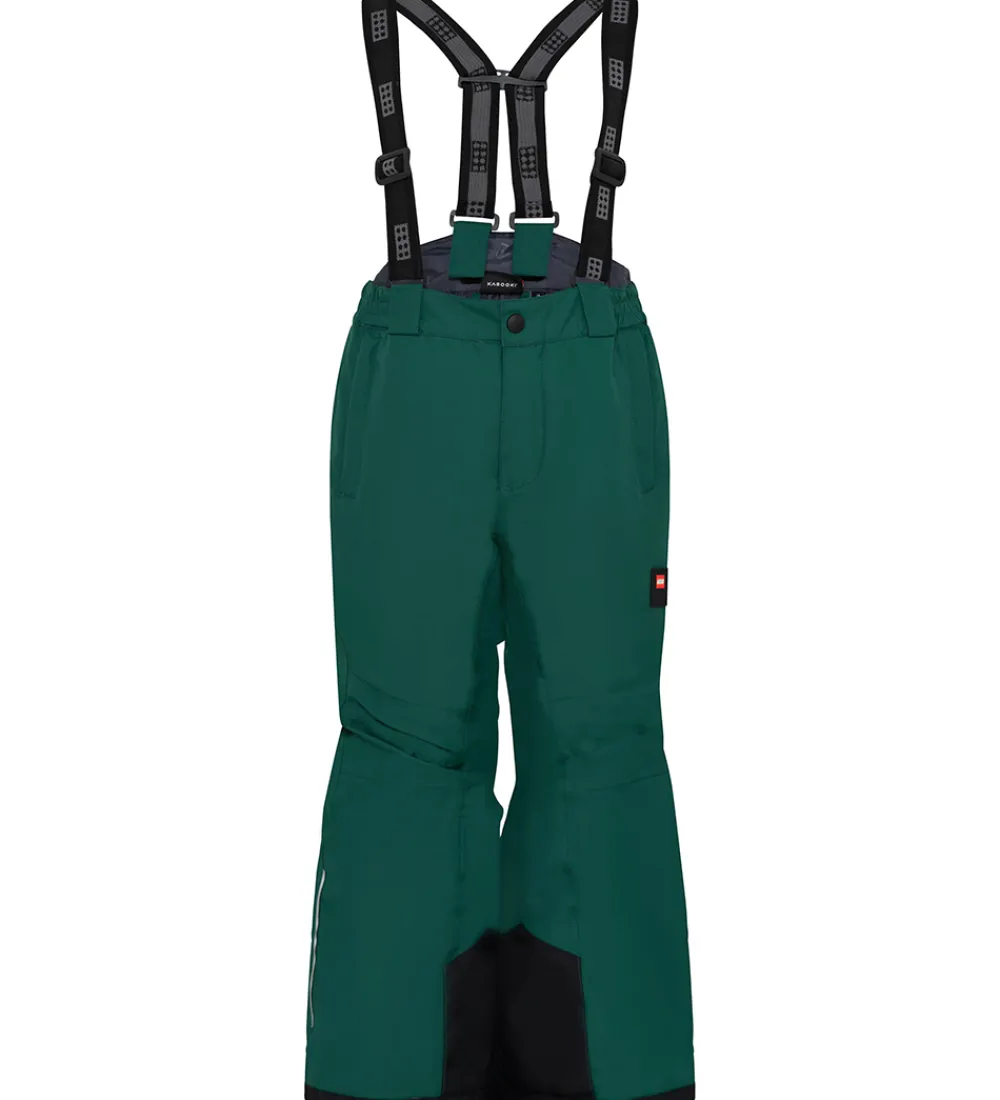 Skibukser|Skibukser-LEGO® Wear Skibukser m. Seler - LWPowai 708 - Dark Green