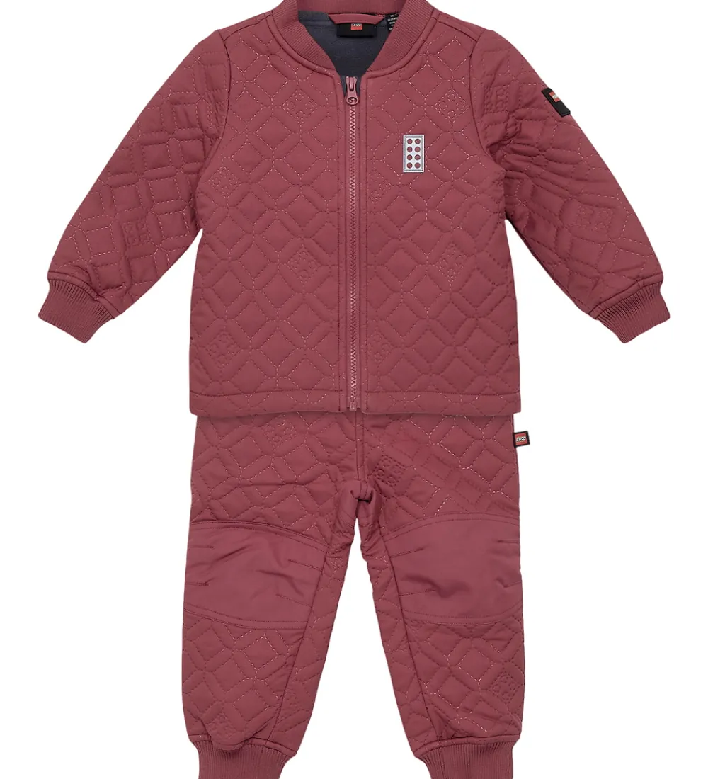 Termotøj-LEGO® Wear Termotøj m. Fleece - Quiltet - LWSaku 612 - Mørk Rosa