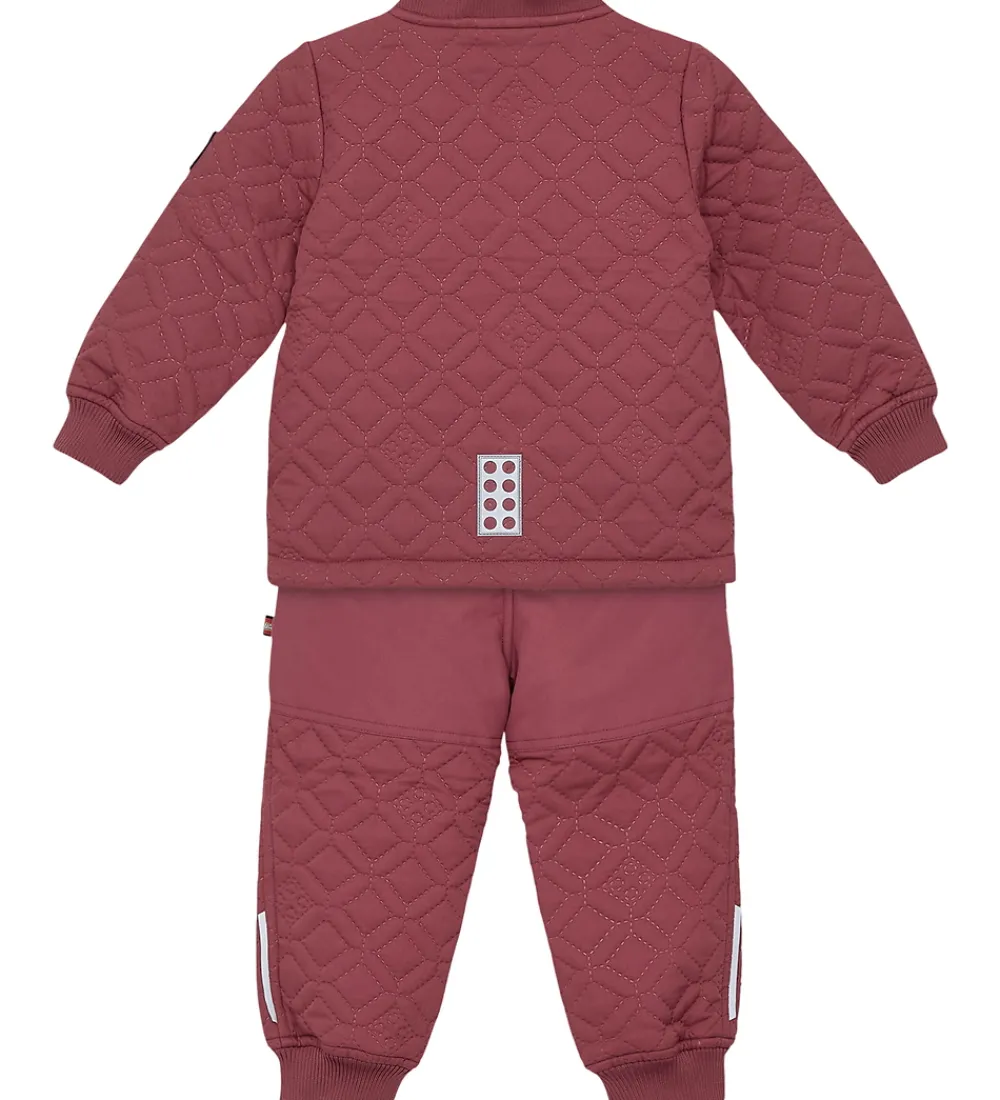 Termotøj-LEGO® Wear Termotøj m. Fleece - Quiltet - LWSaku 612 - Mørk Rosa