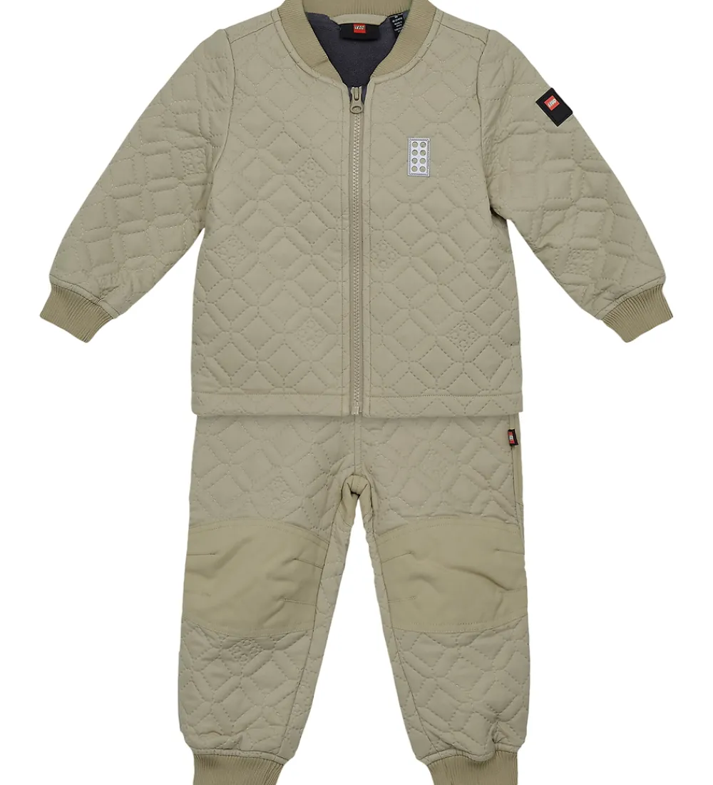 Termotøj-LEGO® Wear Termotøj m. Fleece - Quiltet - LWSaku 612 - Grøn