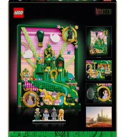 Lego®|Konstruktionslegetøj-LEGO® Wicked - Emerald City - Vægkunst 75685 - 1518 Dele
