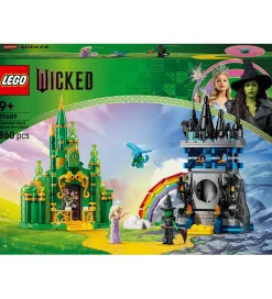 Lego®|Konstruktionslegetøj-LEGO® Wicked - Emerald City og Kiamo Ko-slottet 75689 - 860 Dele