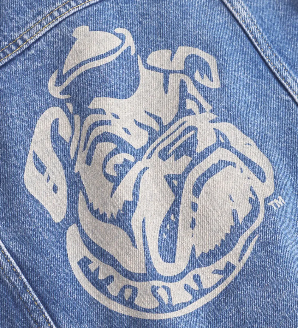 Overgangsjakker-Les Deux Denimjakke - Rally Yale - Medium Indigo Wash