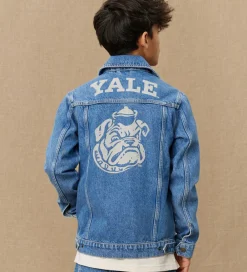 Overgangsjakker-Les Deux Denimjakke - Rally Yale - Medium Indigo Wash