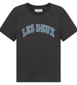Les Deux T-Shirts*T-shirt - Brady Western - Raven Grey