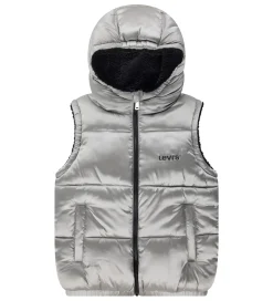 Dunveste Og Dyneveste-Levis Dynevest m. Fleece - Vendbar - Sølv/Sort
