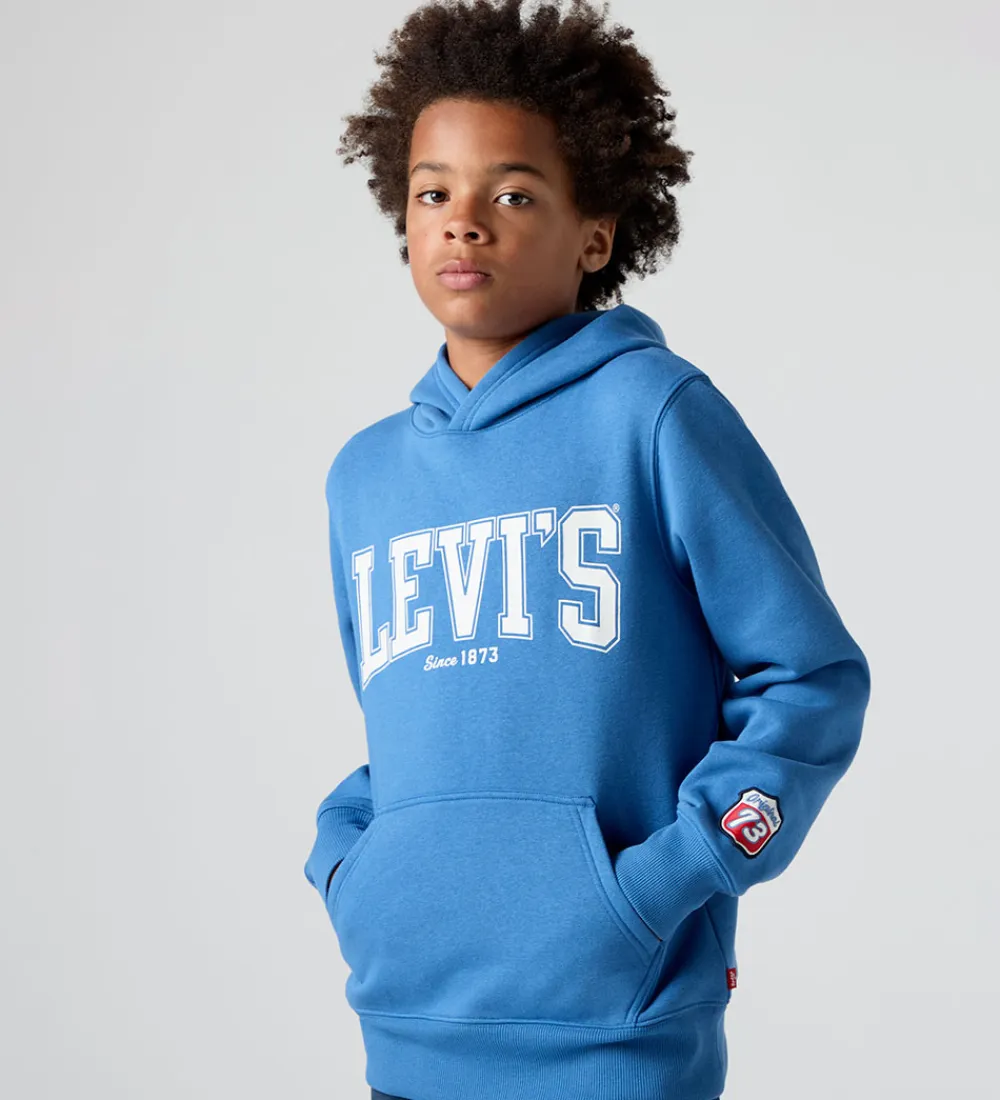 Levis Hættetrøjer*Hættetrøje - The Great Highway - Star Sapphire m. Logo