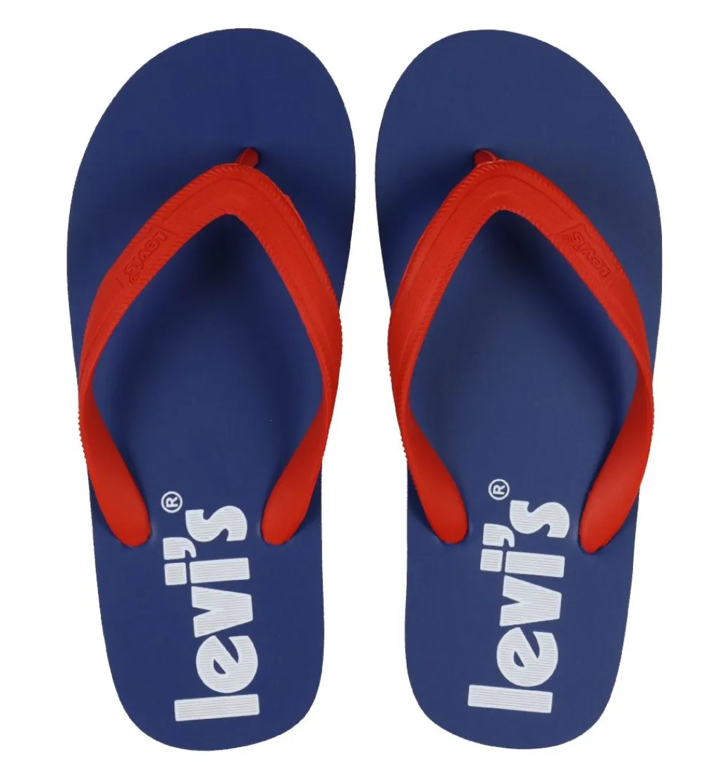 Klipklappere-Levis Klipklapper - South Beach 2.0 - Red/Navy