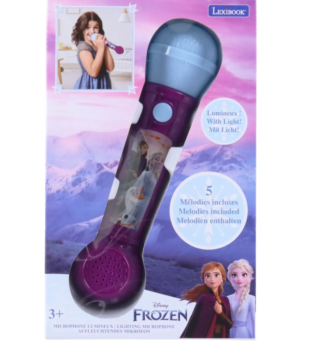 Musikinstrumenter-Lexibook Mikrofon m. Lyd og Lys - Disney Frozen