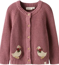 Cardigans-Lil Atelier Cardigan - Strik - NmfEmlen - Nostalgia Rose