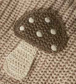 Cardigans-Lil Atelier Cardigan - Strik - NmmEmlen - Oxford Tan m. Svampe