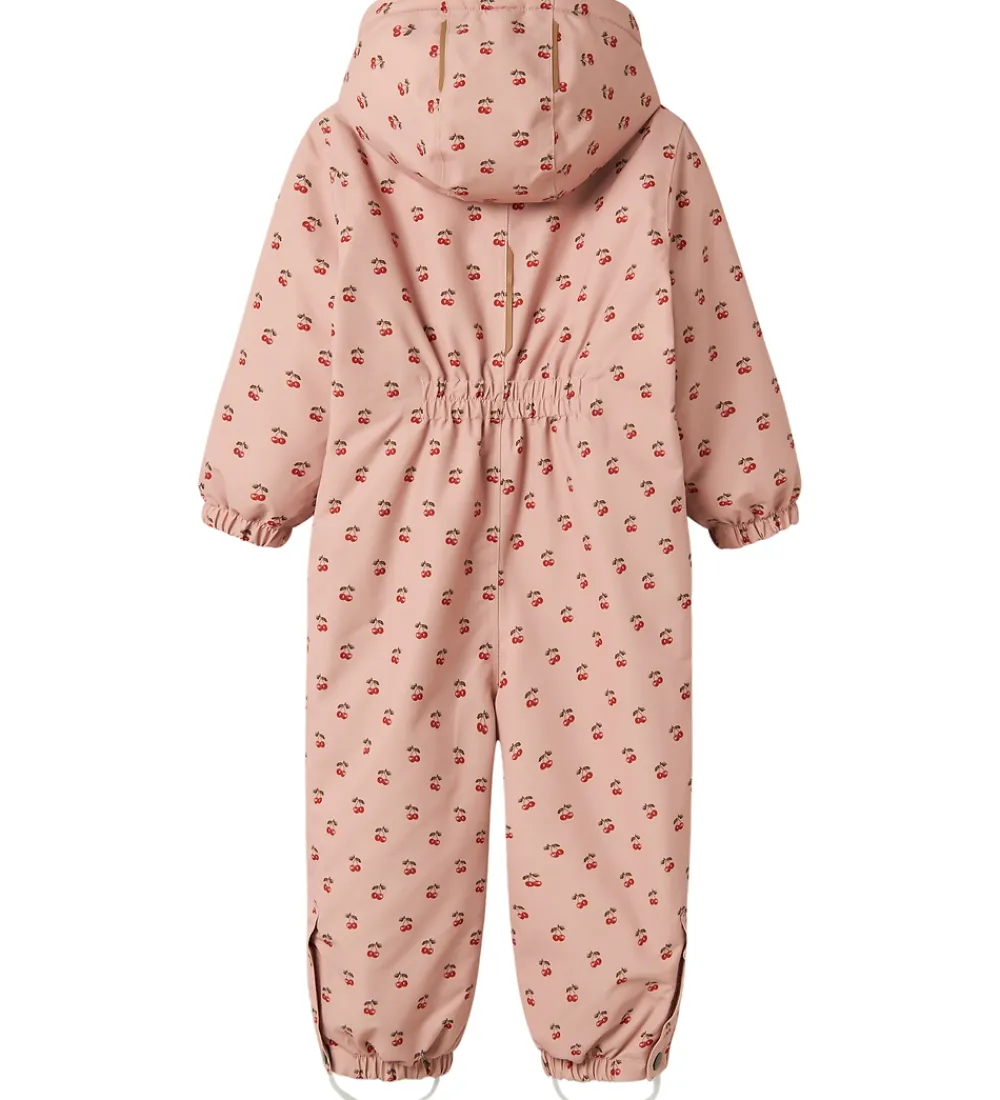 Lil Atelier Flyverdragter*Lil' Atelier Flyverdragt - NmfLasnow10 - AOP - Misty Rose/Cherry