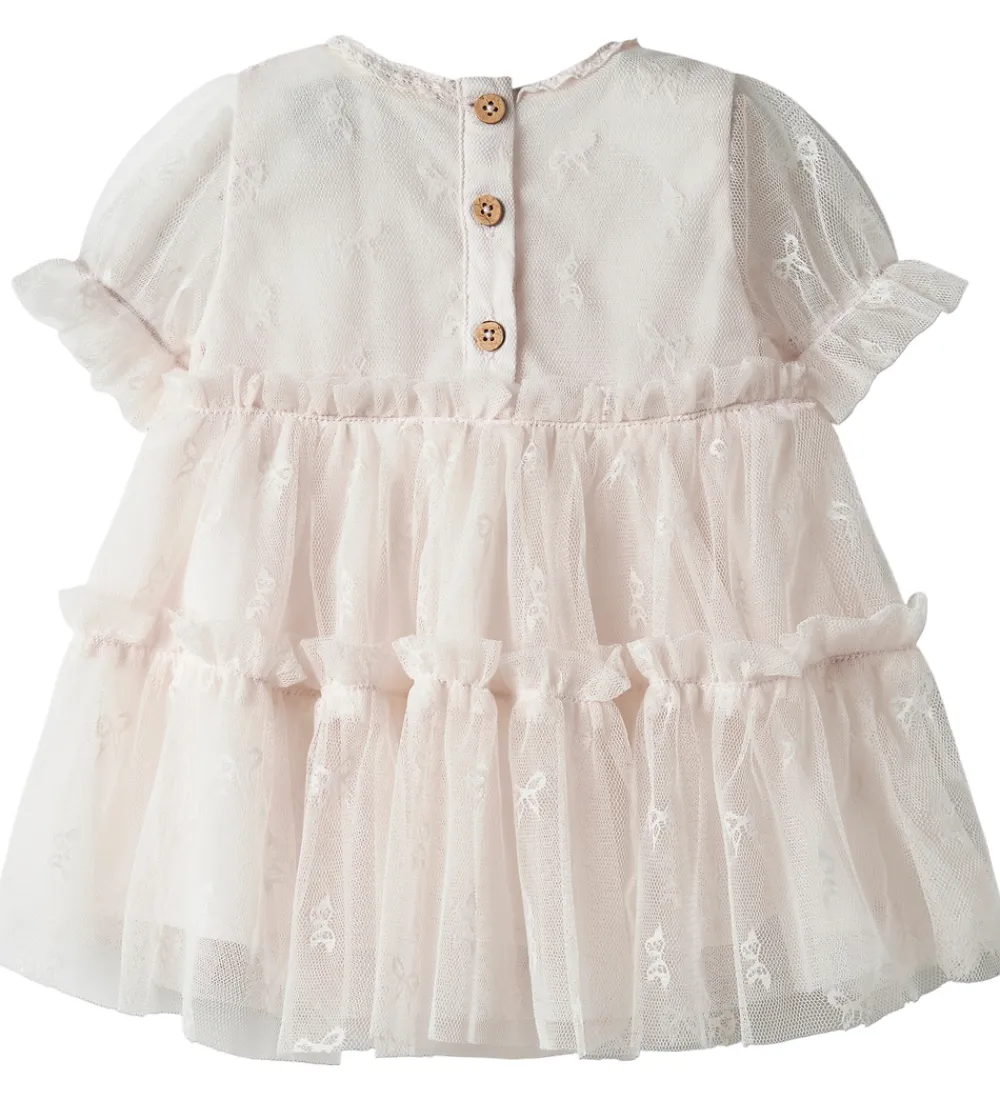 Kjoler-Lil Atelier Kjolebody k/æ - NbfRosetta - Tyl - Almost Mauve