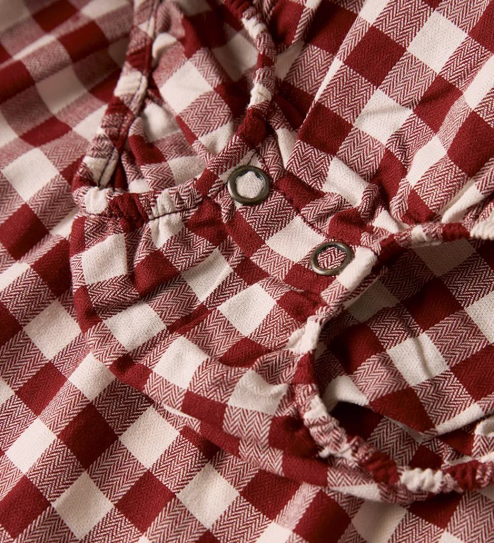 Lil Atelier Bodyer*Kjolebody l/æ - NmfRio - Red Dahlia