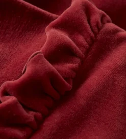 Lil Atelier Kjoler*Lil' Atelier Kjolebody l/æ - Velour - NbfSaga - Red Dahlia