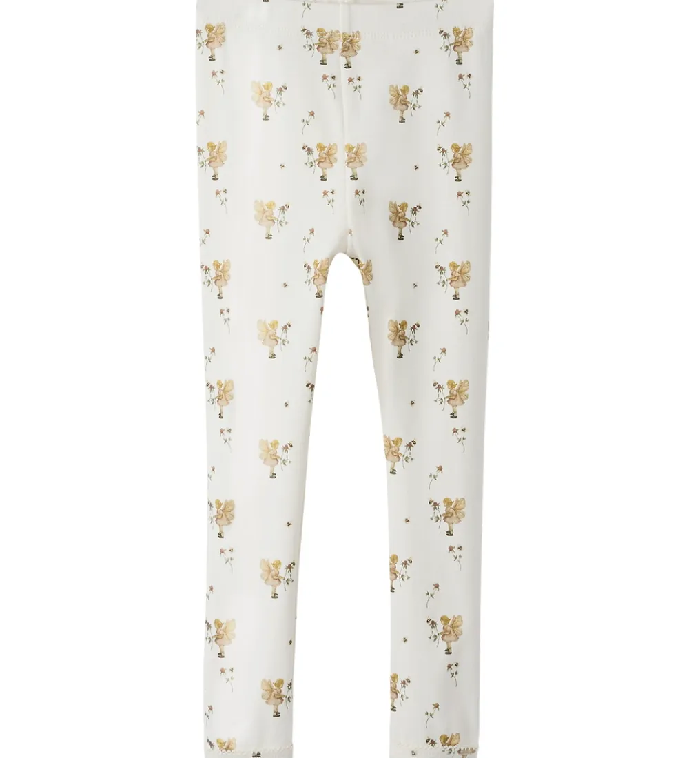 Leggings-Lil Atelier Lil' Atelier Leggings - NmfLayo - Coconut Milk