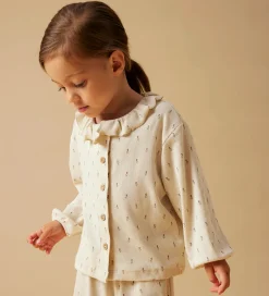 Lil Atelier Nattøj*Lil' Atelier Nattøj - 2-delt - Rib - NmfGago - Turtledove/Floral