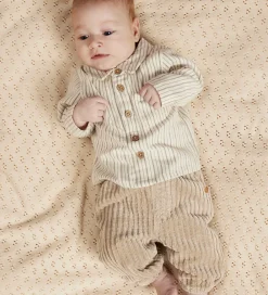 Bodyer-Lil Atelier Skjortebody l/æ - NbmFelixo - Turtledove/Sepia Tint
