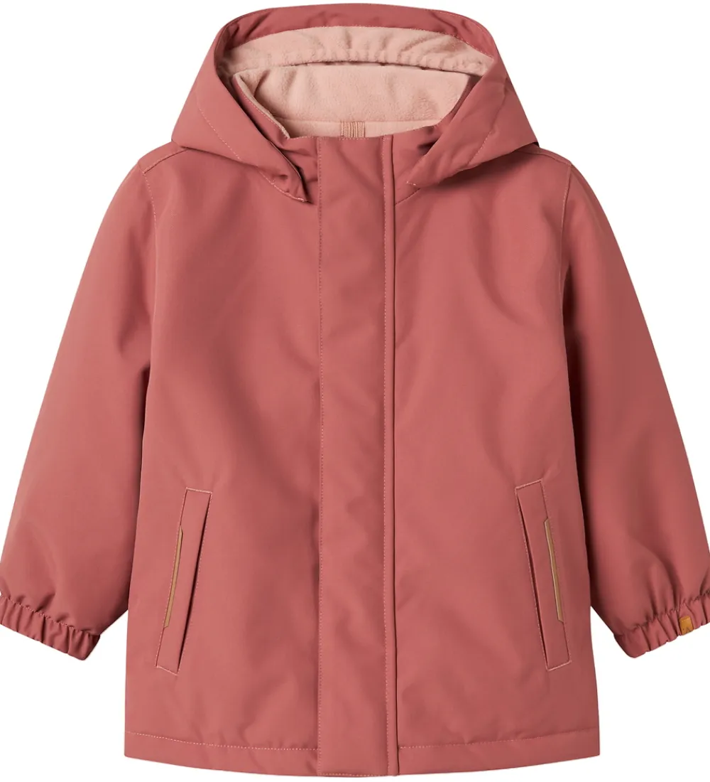 Vinterjakker-Lil Atelier Lil' Atelier Vinterjakke - NmfLasnow10 - Withered Rose