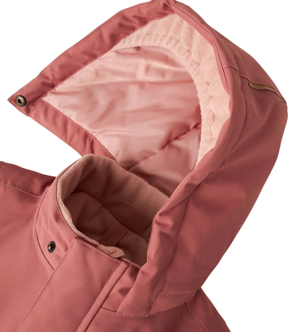 Vinterjakker-Lil Atelier Lil' Atelier Vinterjakke - NmfLasnow10 - Withered Rose