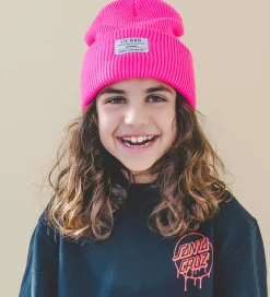 Lil' Boo Copenhagen Huer Og Hatte*Lil'Boo Copenhagen Hue - Rib/Strik - Hygge - Neon Pink