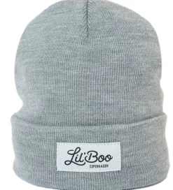 Huer Og Hatte-Lil' Boo Copenhagen Lil'Boo Copenhagen Hue - Strik - Merino - Light Grey