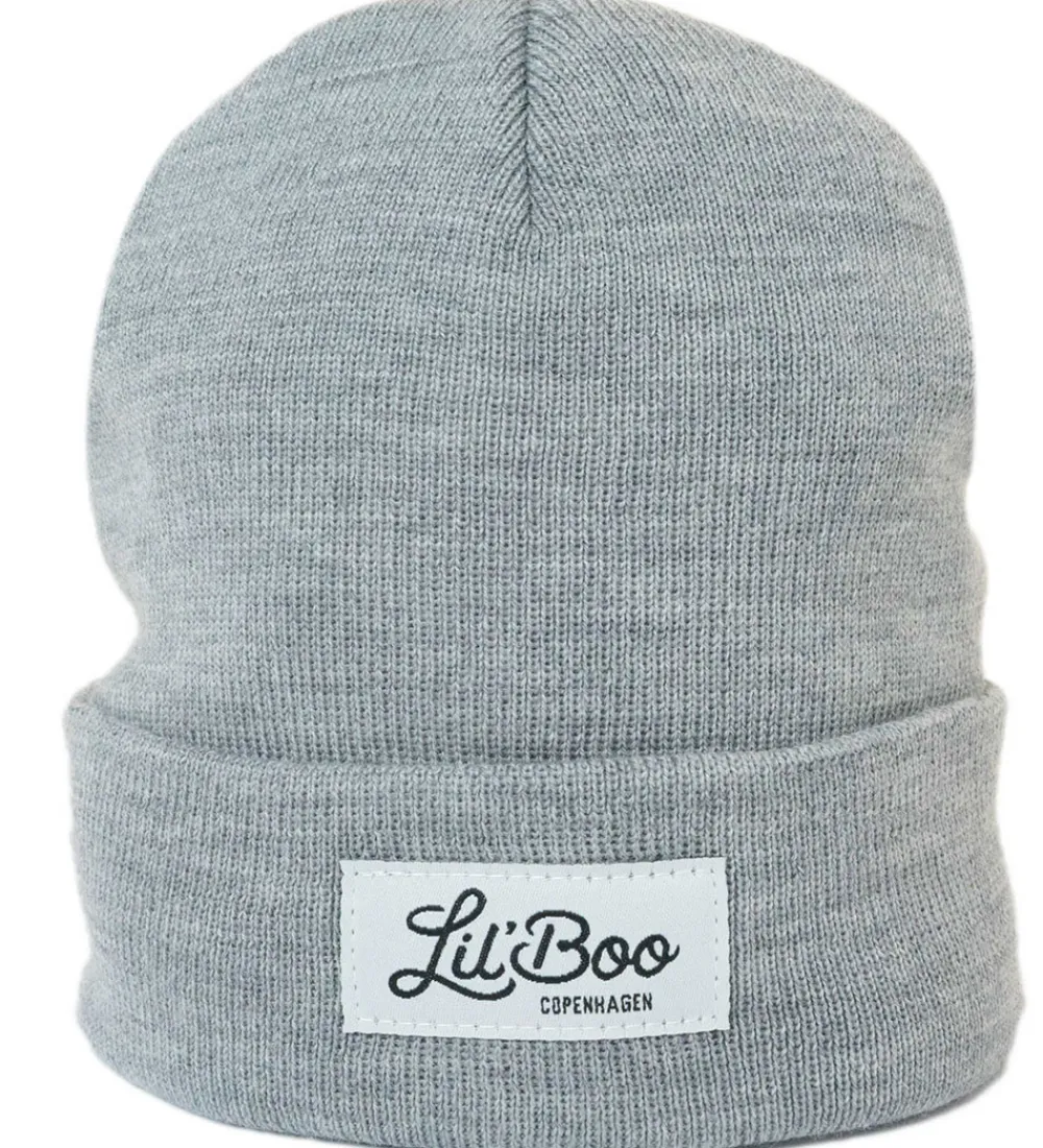 Huer Og Hatte-Lil' Boo Copenhagen Lil'Boo Copenhagen Hue - Strik - Merino - Light Grey