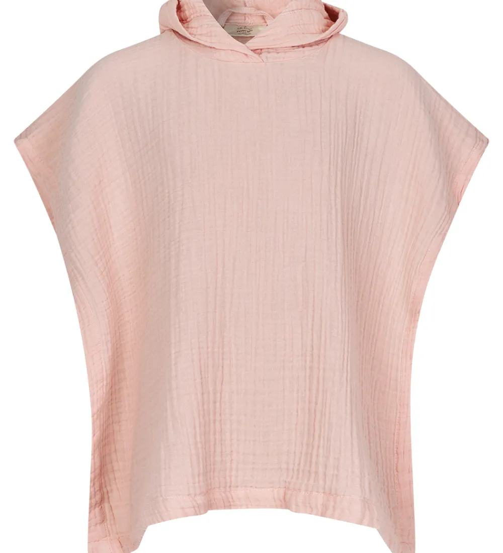Lille Kanin Babyhåndklæde- Og Poncho|Håndklæder*Badeponcho - Musselin - Rose Smoke
