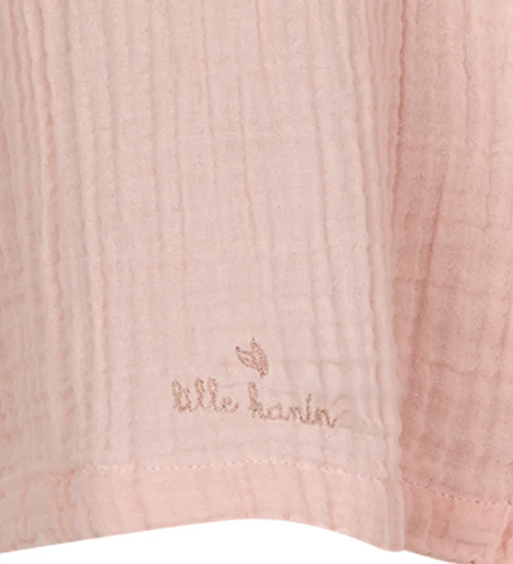 Lille Kanin Babyhåndklæde- Og Poncho|Håndklæder*Badeponcho - Musselin - Rose Smoke