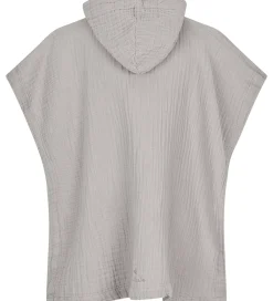 Babyhåndklæde- Og Poncho|Håndklæder-Lille Kanin Badeponcho - Musselin - Brown Smoke