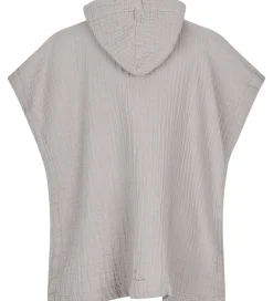 Babyhåndklæde- Og Poncho|Håndklæder-Lille Kanin Badeponcho - Musselin - Brown Smoke