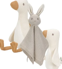 Little Dutch Bamser|Babylegetøj*Gaveæske - 3 Dele - Strik - Kanin/Ænder - Hvid