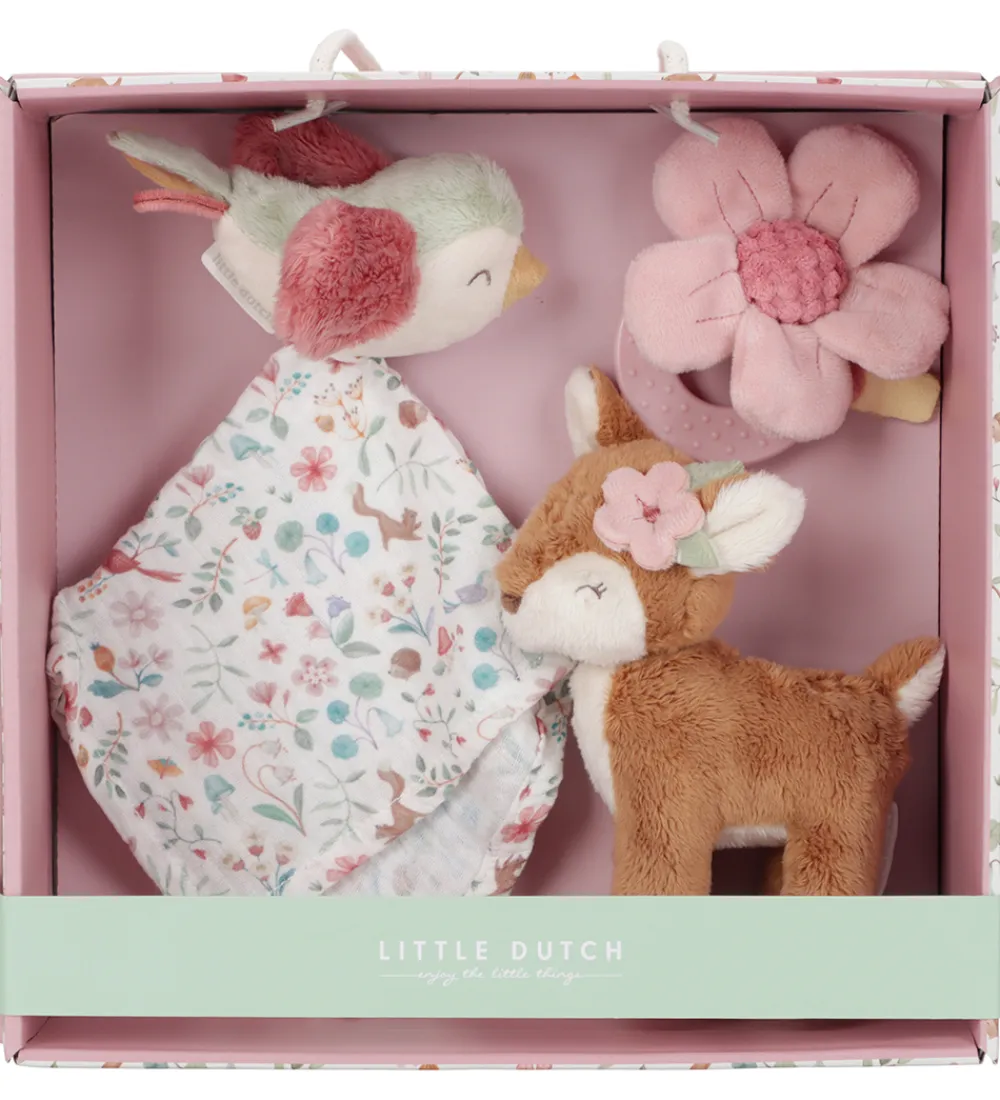 Sutteklude Og Nusseklude-Little Dutch Gaveæske - 3 Dele - Fairy Garden