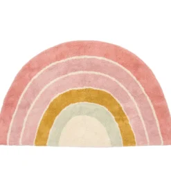 Tæpper|Gulvtæpper-Little Dutch Gulvtæppe - 80x130 cm - Pink Regnbue