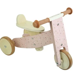 Trælegetøj|Løbecykler-Little Dutch Løbecykel - Træ - Pink Flower