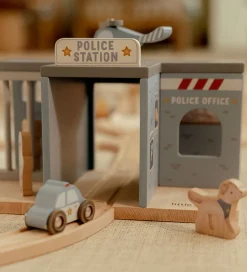 Little Dutch Trælegetøj|Figurer*Politistation - Træ - Blå