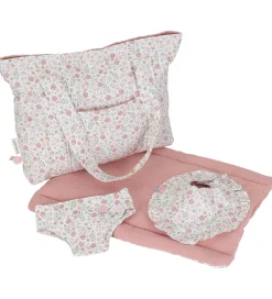 Dukker Og Tilbehør-Little Dutch Pusletaske - 4 Dele - Pink