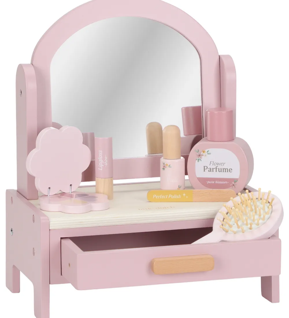 Little Dutch Trælegetøj|Rolleleg*Sminkebord - Træ - Pink