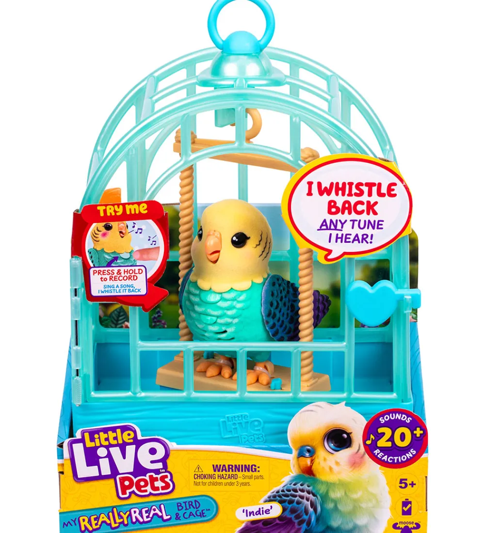 Little Live Pets Figurer*- My Really Real Bird & Cage - Indie