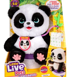Figurer-Little Live Pets Interaktiv Bamse - My Baby Panda - ChuChu