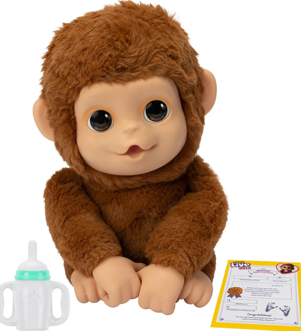 Figurer-Little Live Pets Interaktiv Bamser - My Baby Monkey - Mango