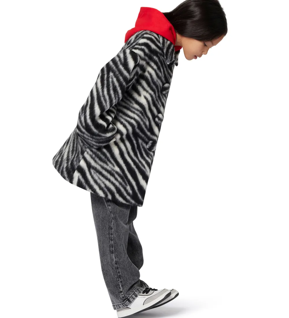 Marc Jacobs Overgangsjakker*Little Frakke - Akryl/Uld - Sort/Hvid