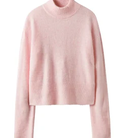 Bluser-LMTD Bluse - Strik - NlfRiaa - Turtleneck - Crystal Pink
