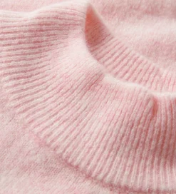 Bluser-LMTD Bluse - Strik - NlfRiaa - Turtleneck - Crystal Pink