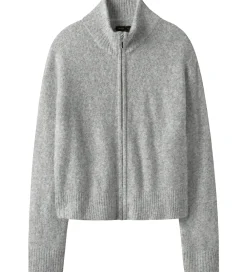 Striktrøjer-LMTD Cardigan - Strik - NlfRiaa - Light Grey Melange