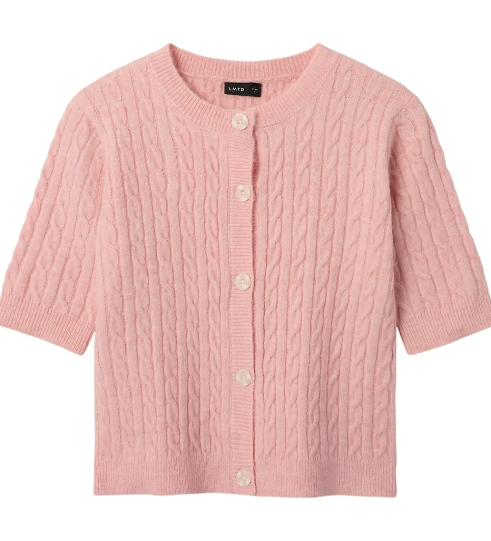 LMTD Striktrøjer*Cardigan - Strik - NlfKave - Crystal Pink