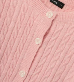 LMTD Striktrøjer*Cardigan - Strik - NlfKave - Crystal Pink