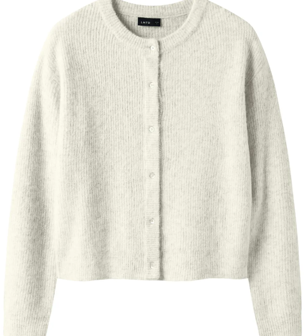 LMTD Striktrøjer*Cardigan - Strik - Noos - NlfKleave - Antique White