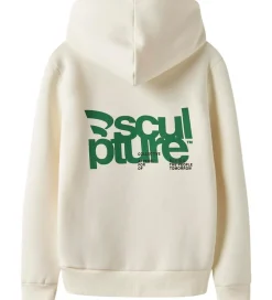 Hættetrøjer-LMTD Hættetrøje - NlnHulp - Antique White/Jolly Green/Sort