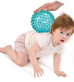 Ludi Bolde*Sansebold - 20 cm - Blå m. Massageknopper